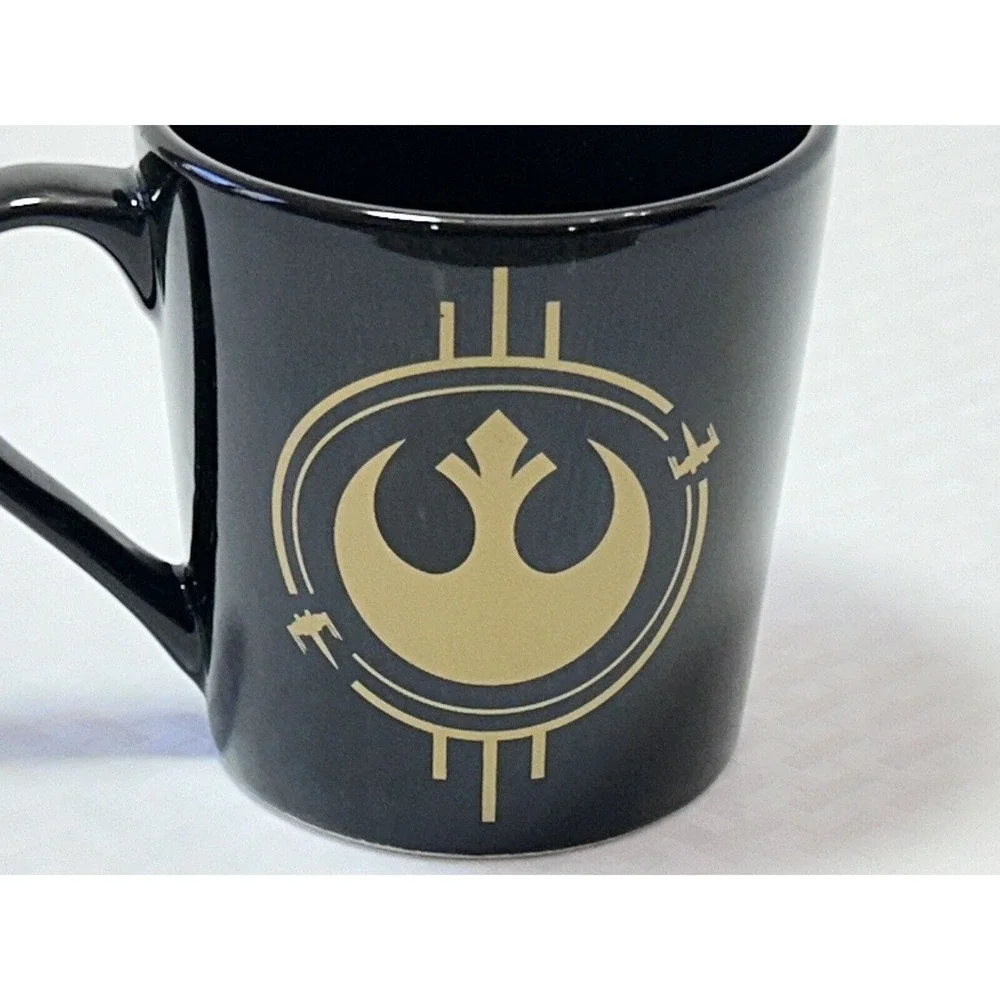 Lucas Film Star Wars Coffee‎ Tea Mug Black BB-8 Cup Force Awakens Jedi